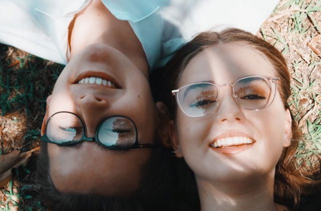 Smiling because took advantage of the GMHBA Eye Care offer