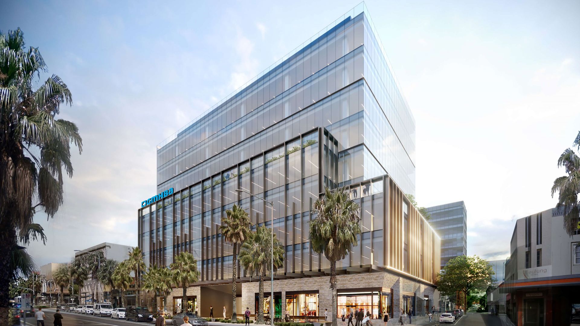 Flagship GMHBA Hub store at 60 Moorabool Street Geelong. 