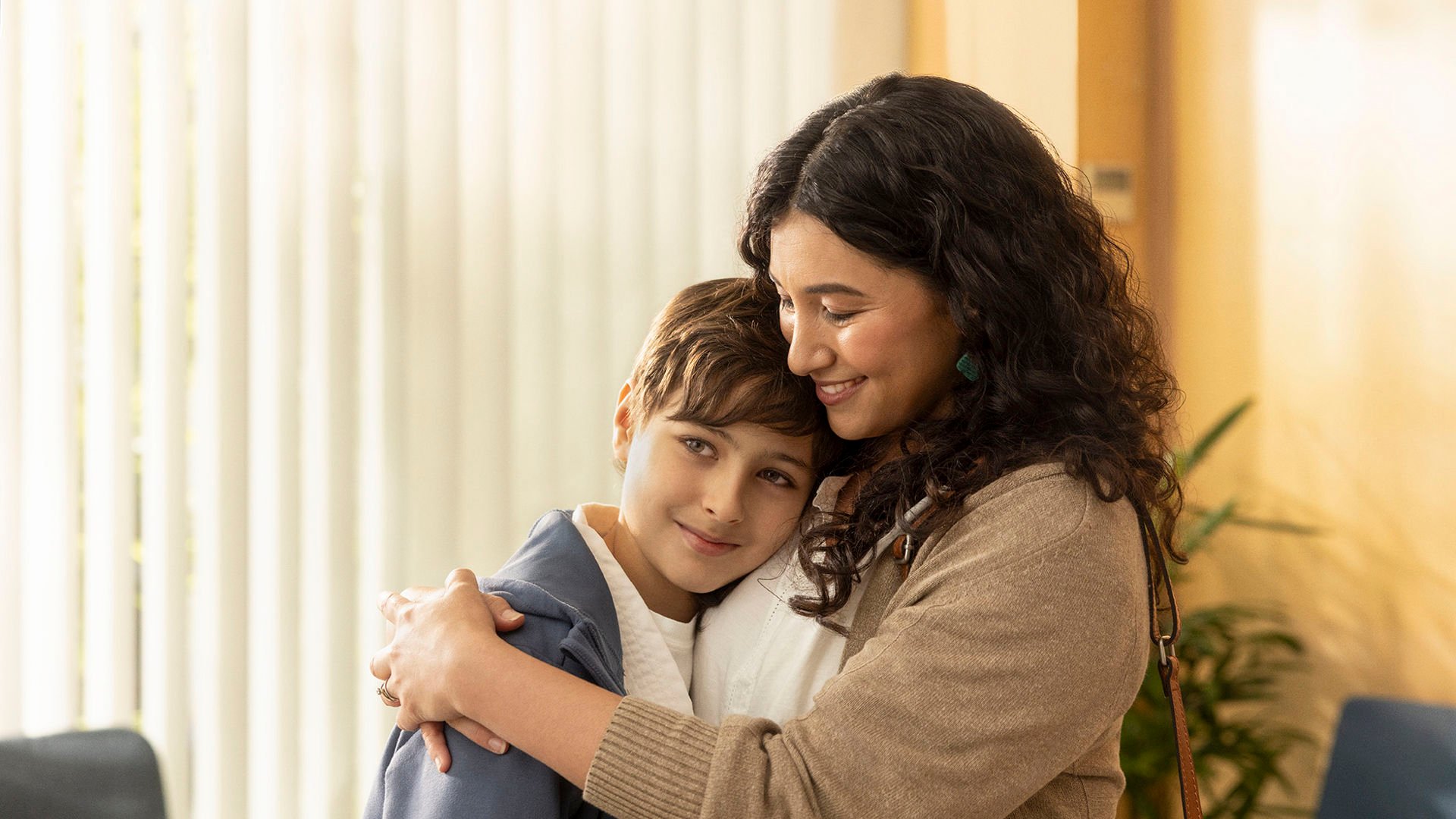 Family covered by GMHBA Hospital cover sharing a caring moment